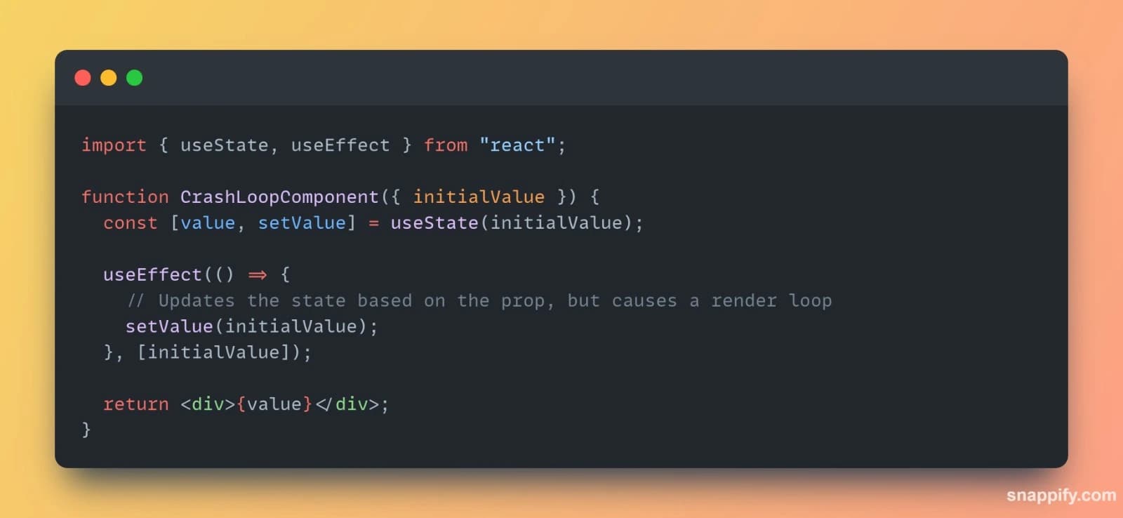 🚨 Como evitar Crash Loops no React