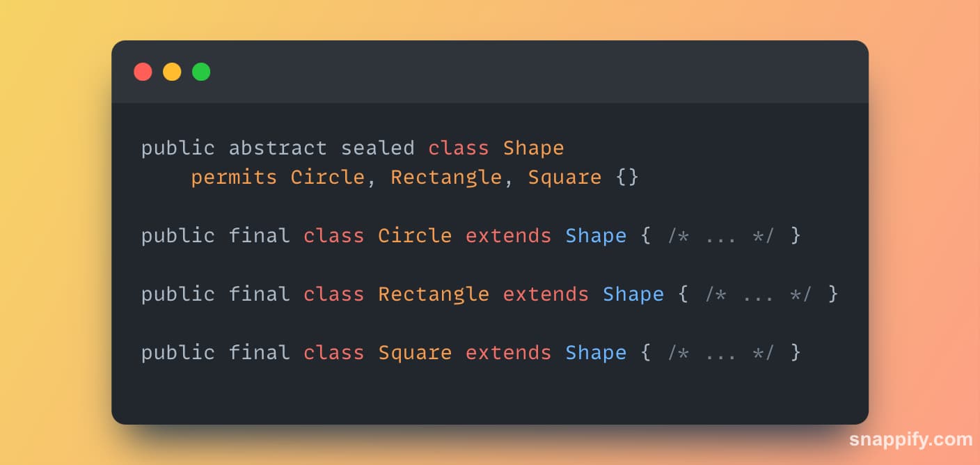 Explorando Classes Seladas em Java 17